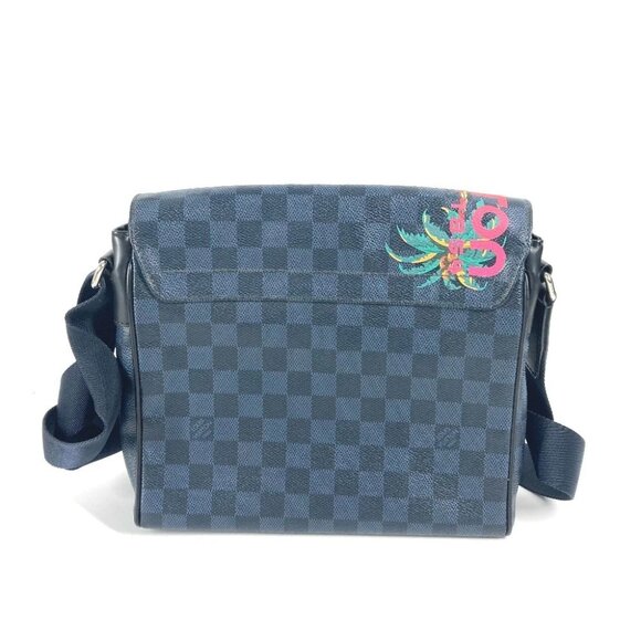 LOUIS VUITTON N50005 Damier Cobalt District PM Crossbody bag flap Shoulder Bag - Picture 10 of 14